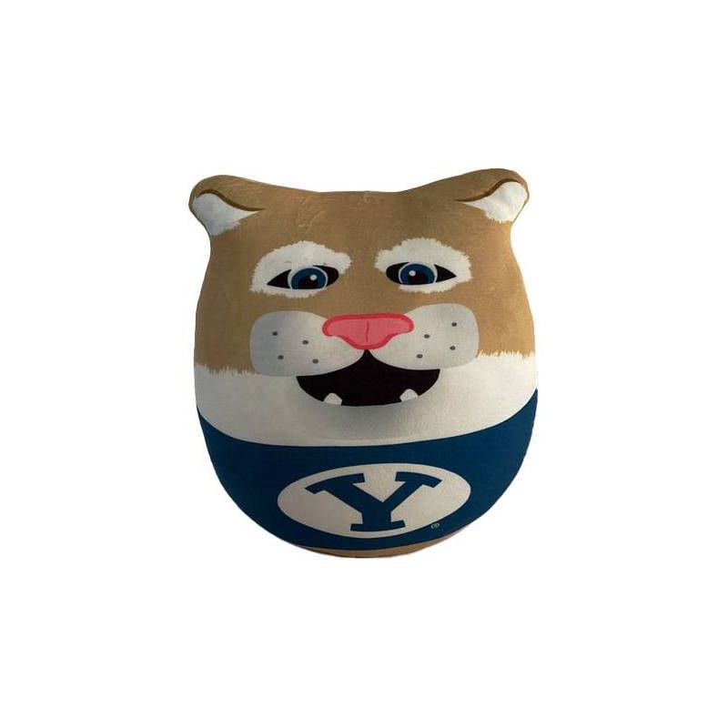 slide 1 of 2, NCAA BYU Cougars Plushie Mascot Pillow, 1 ct