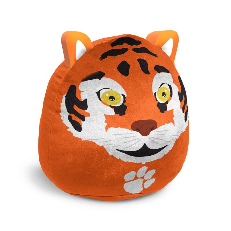 slide 1 of 3, NCAA Clemson Tigers Plushie Mascot Pillow: Sports Team Logo Novelty Pillow, 1 ct