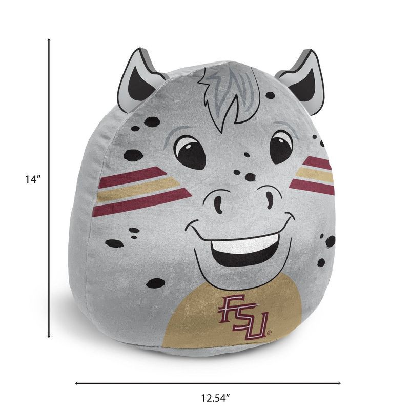 slide 3 of 3, NCAA Florida State Seminoles Plushie Mascot Pillow: Sports Team Logo Novelty Pillow, 1 ct