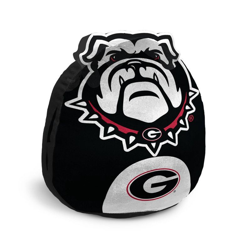 slide 1 of 3, NCAA Georgia Bulldogs Plushie Mascot Pillow: Sports Team Logo Dorm Decor, 1 ct