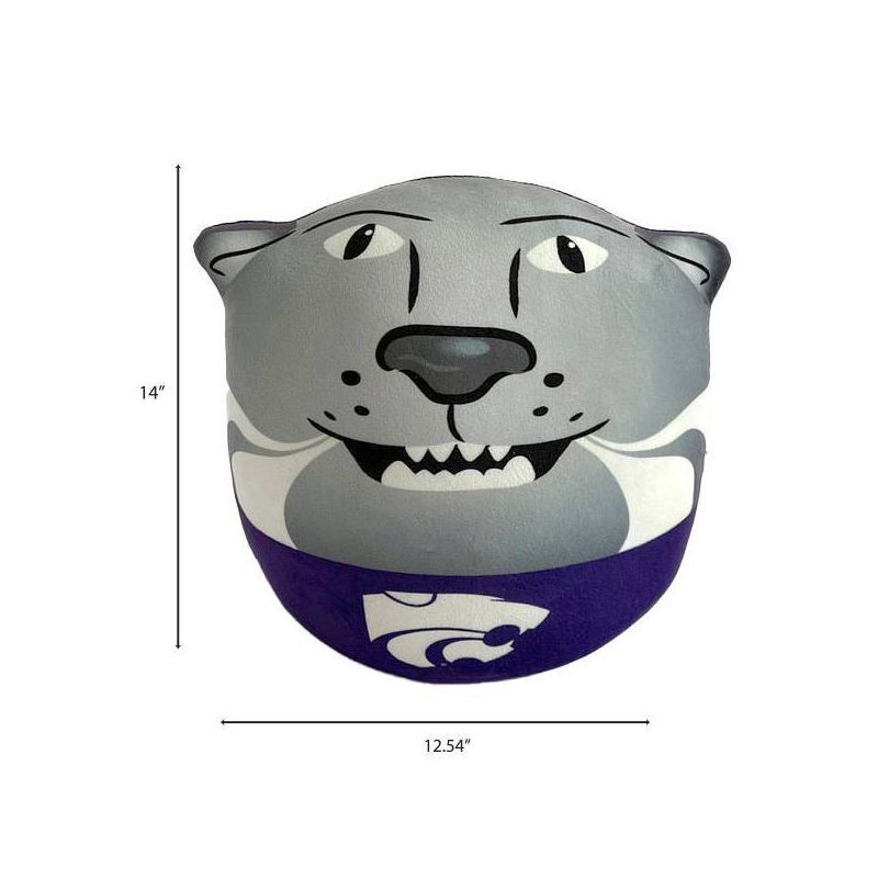 slide 2 of 2, NCAA Kansas State Wildcats Plushie Mascot Pillow, 1 ct