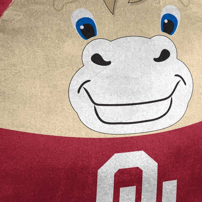 slide 2 of 3, NCAA Oklahoma Sooners Plushie Mascot Pillow: Sports Team Logo Novelty Pillow, 1 ct