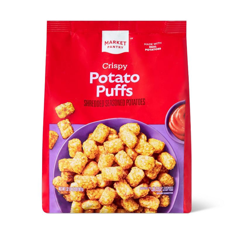 slide 1 of 3, Frozen Crispy Potato Puffs - 32oz - Market Pantry™, 32 oz