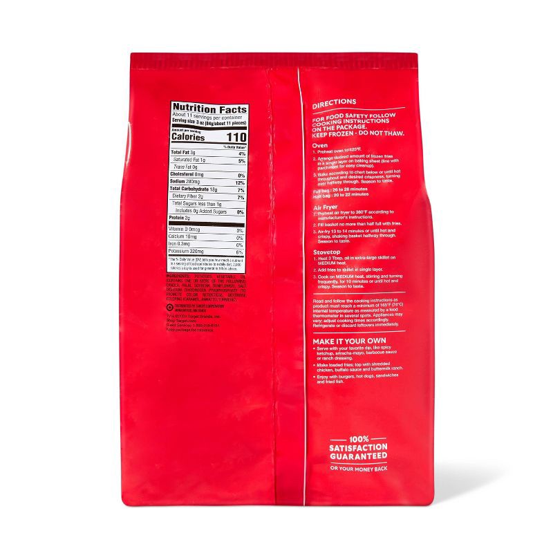 slide 2 of 3, Frozen Crispy Crinkle Cut French Fries - 32oz - Market Pantry™, 32 oz