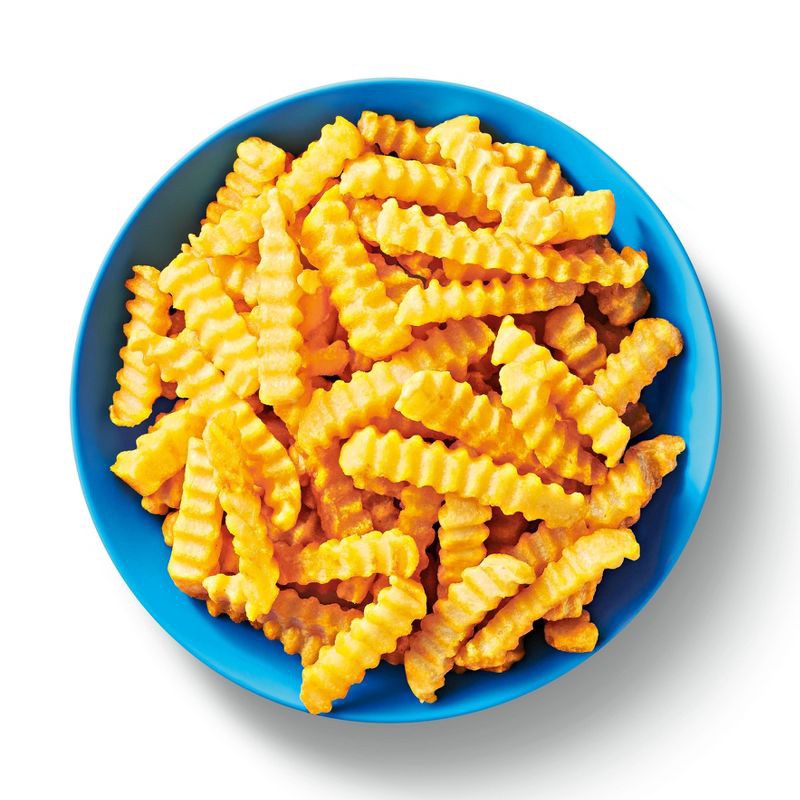slide 3 of 3, Frozen Crispy Crinkle Cut French Fries - 32oz - Market Pantry™, 32 oz
