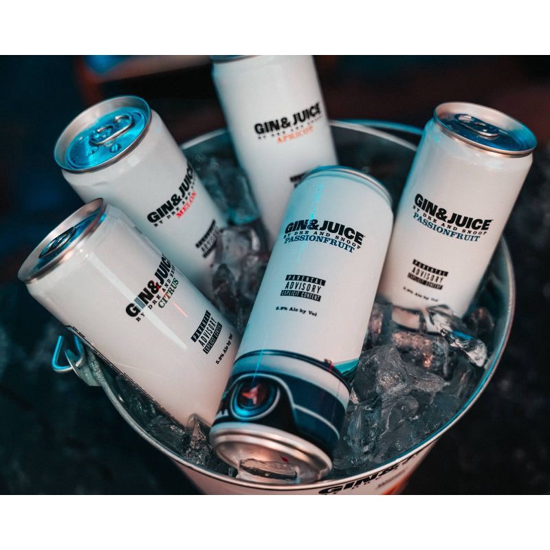 slide 3 of 6, Gin & Juice by Dre and Snoop Gin & Juice Variety - 8pk/355ml Cans, 8 ct, 355 ml