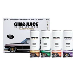 Gin & Juice by Dre and Snoop Gin & Juice Variety - 8pk/355ml Cans