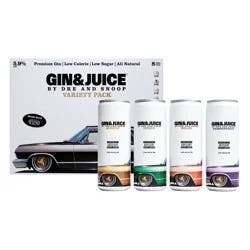 Gin & Juice by Dre and Snoop Gin & Juice Variety - 8pk/355ml Cans