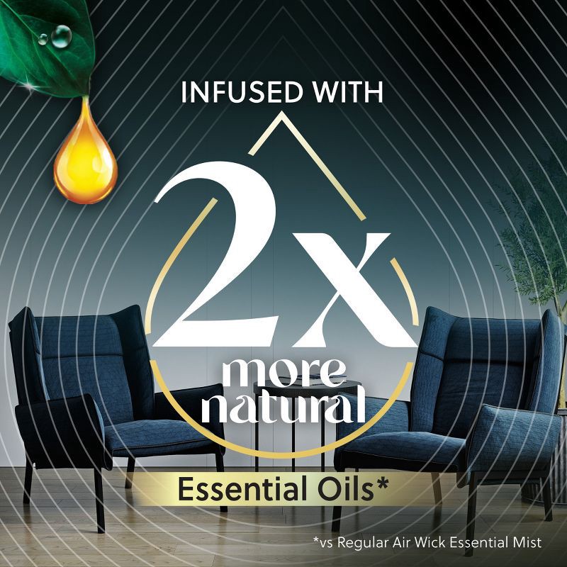 slide 5 of 11, Air Wick Essential Mist - Deep Blue Sea & Beachwood - 0.67 fl oz, 0.67 fl oz