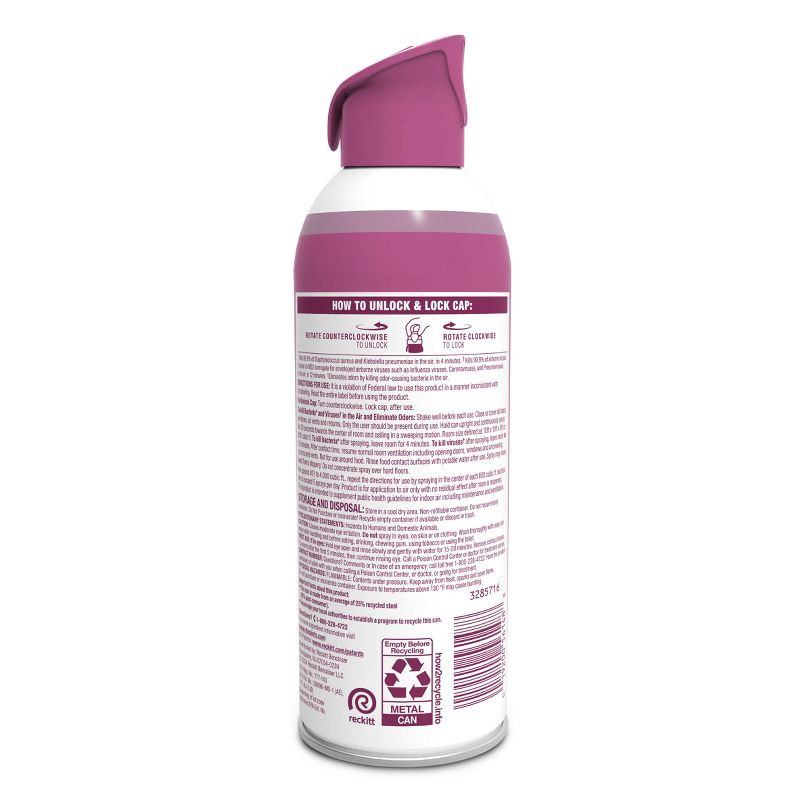 slide 2 of 6, Lysol Sunkissed Petals Air Sanitizer Spray - 10oz, 10 oz