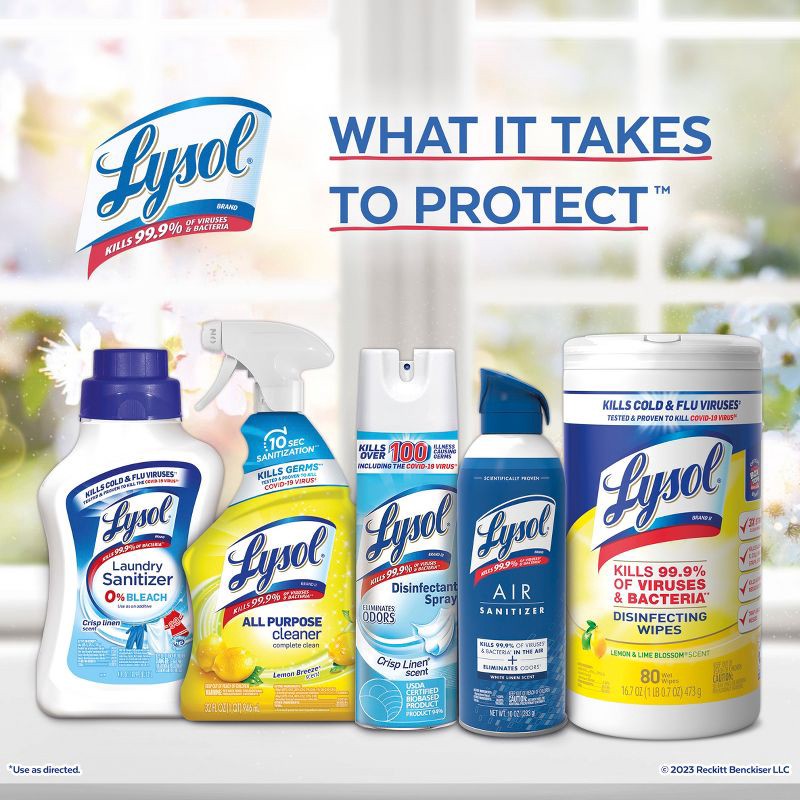 slide 6 of 6, Lysol Sunkissed Petals Air Sanitizer Spray - 10oz, 10 oz