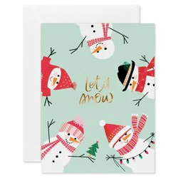 American Greetings 10ct Christmas Cards Boxed with Envelopes 'Let it Snow'