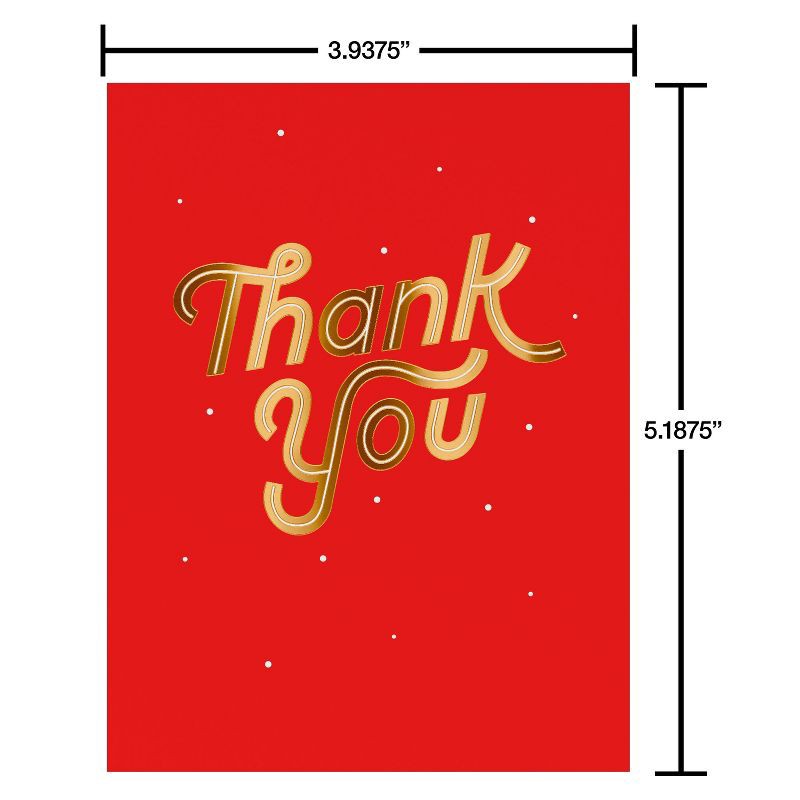 slide 5 of 5, American Greetings 10ct Blank Christmas and Thank You Cards Boxed with Envelopes Thank You and Christmas Tree, 10 ct