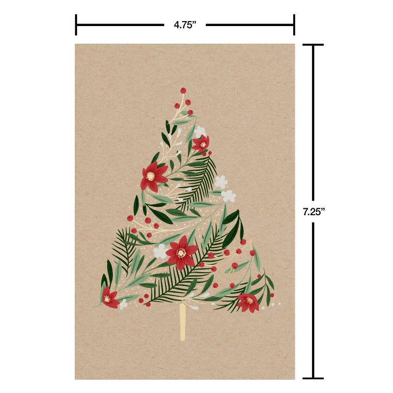 slide 3 of 3, American Greetings 10ct Kraft Tree Cards, 10 ct