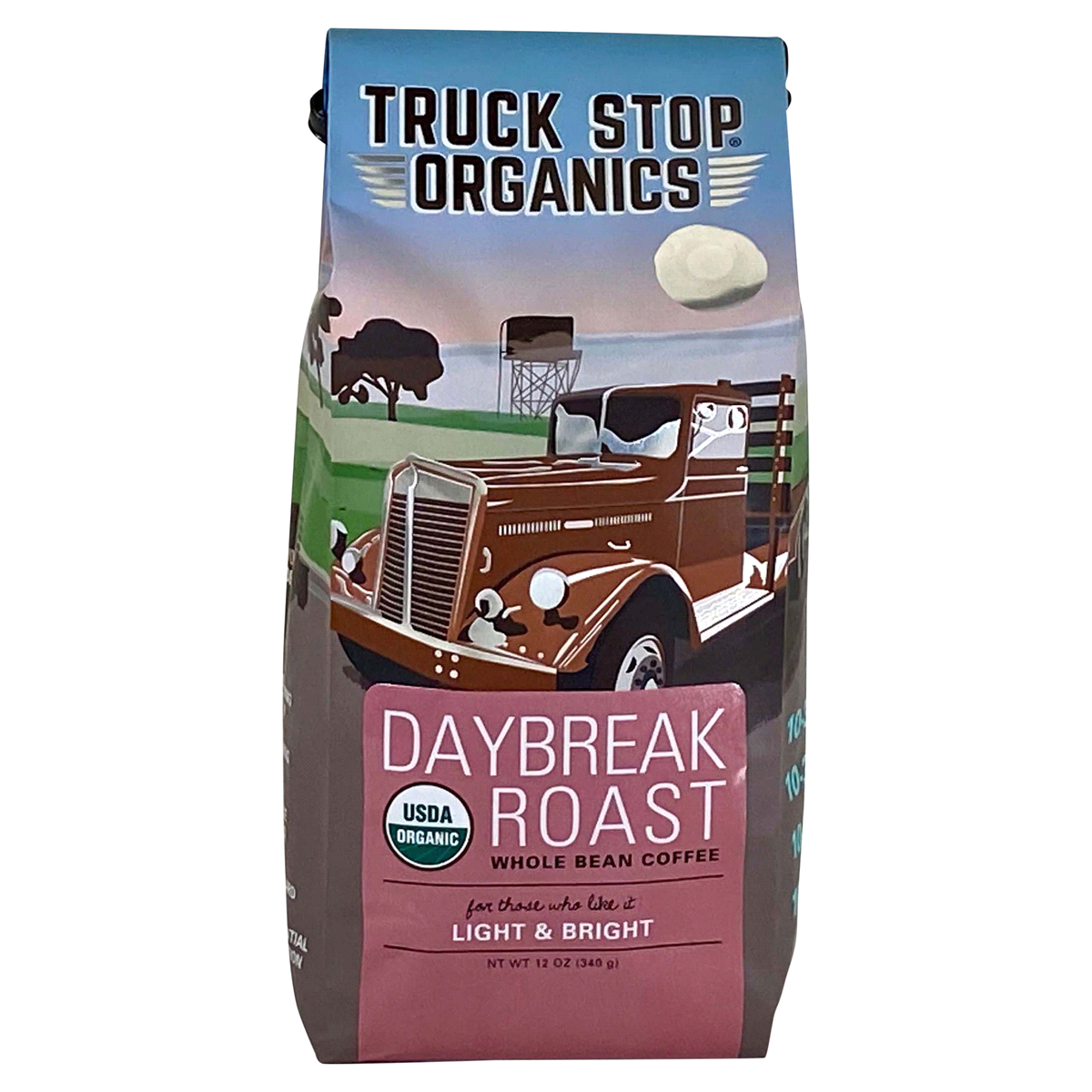 slide 1 of 5, Truck Stop Organic Daybreak Roast Whole Bean Coffee - 12 oz, 12 oz