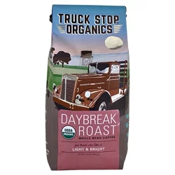 Truck Stop Organic Daybreak Roast Whole Bean Coffee - 12 oz