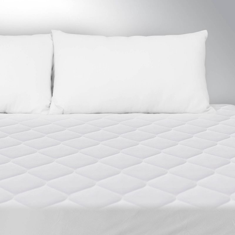 slide 3 of 4, Biddeford Blankets Biddeford Full Electric Heated Quilted Mattress Pad: 10 Heat Settings, Cotton-Poly Blend, Fits 16" Depth, 1 ct