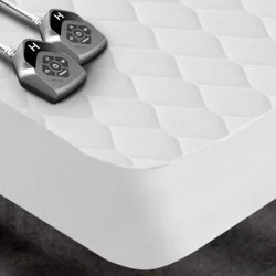 Biddeford Blankets Biddeford King Electric Heated Quilted Mattress Pad
