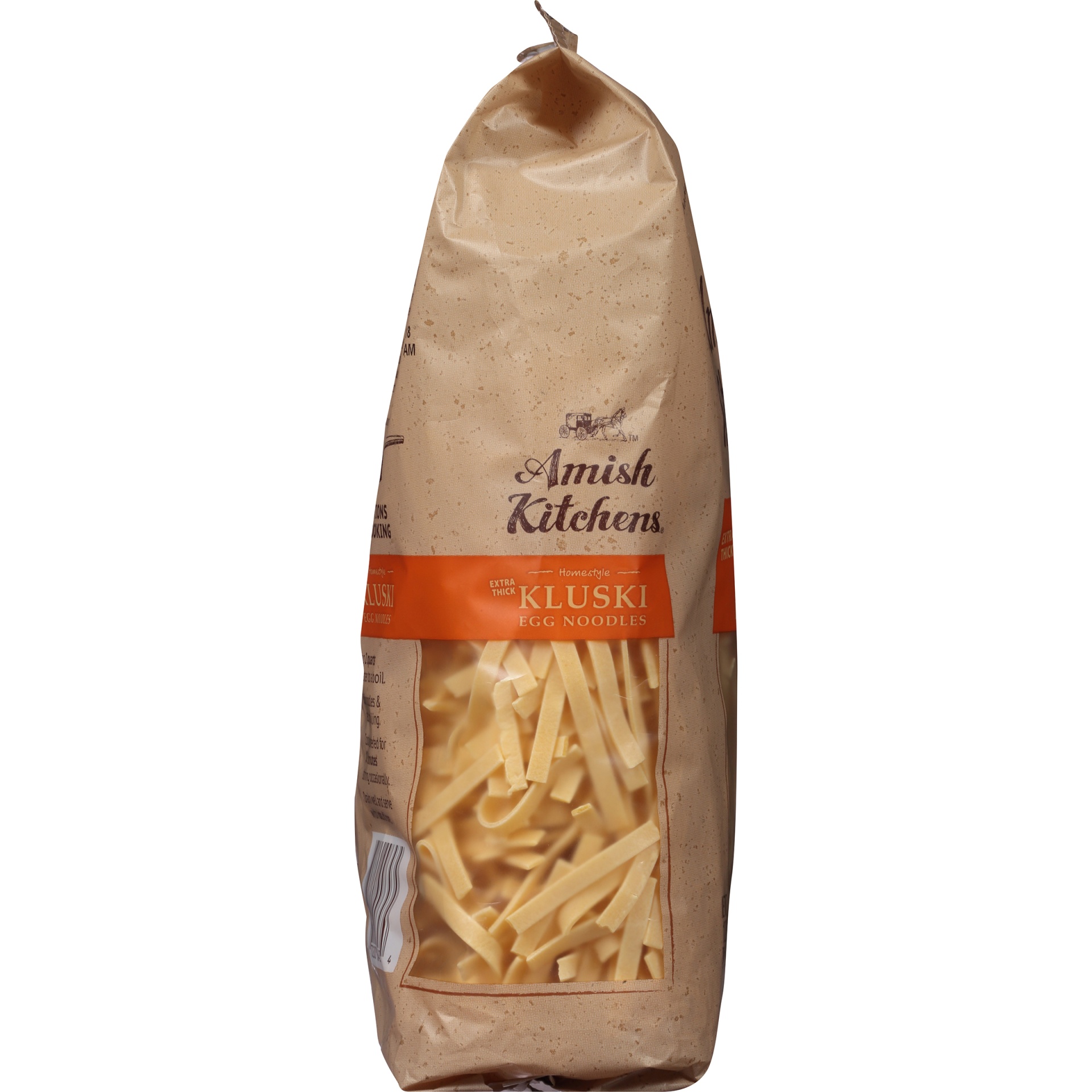 slide 5 of 8, Amish Kitchens Egg Noodles Extra Thick Homestyle Kluski Bag - 12 Oz, 12 oz