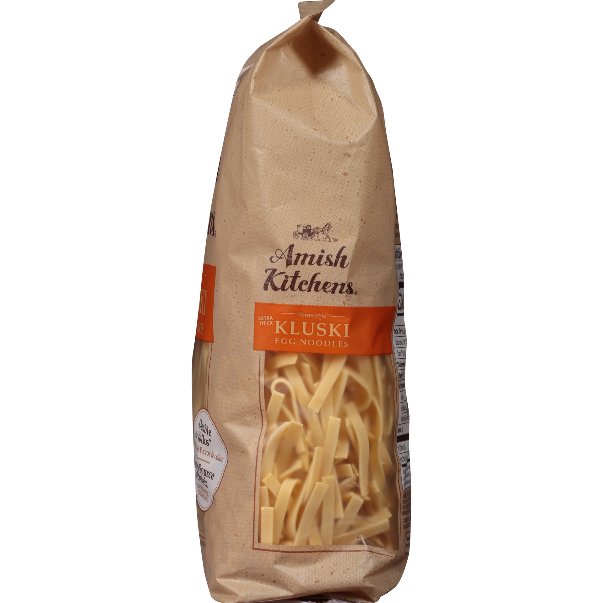 slide 6 of 8, Amish Kitchens Egg Noodles Extra Thick Homestyle Kluski Bag - 12 Oz, 12 oz