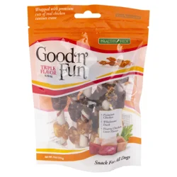 Good 'n' Fun Kabobs Triple Flavor Snack for All Dogs 4.0 oz
