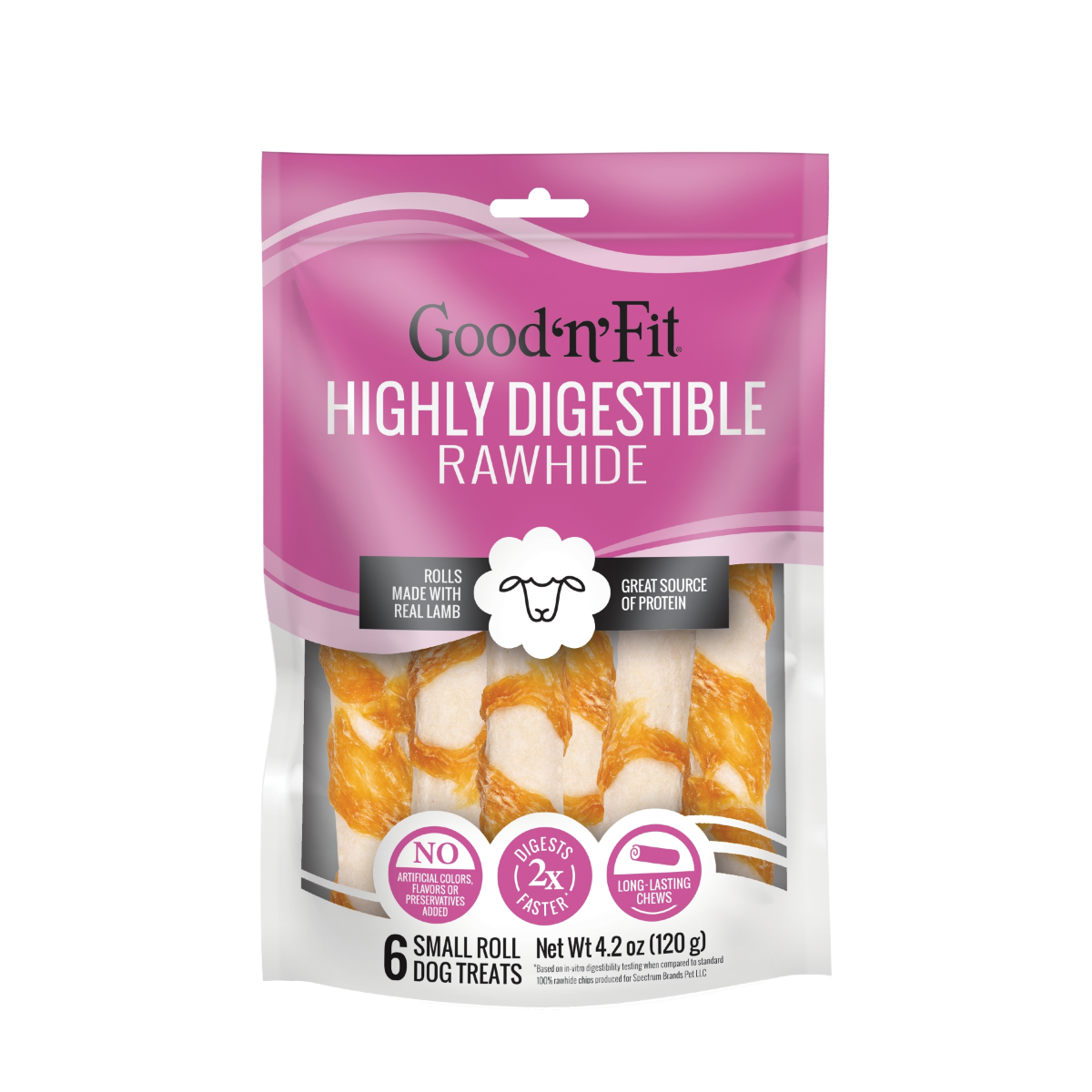 slide 1 of 1, GOOD N FIT Good'n' Fit Lamb Small Roll, 6 ct