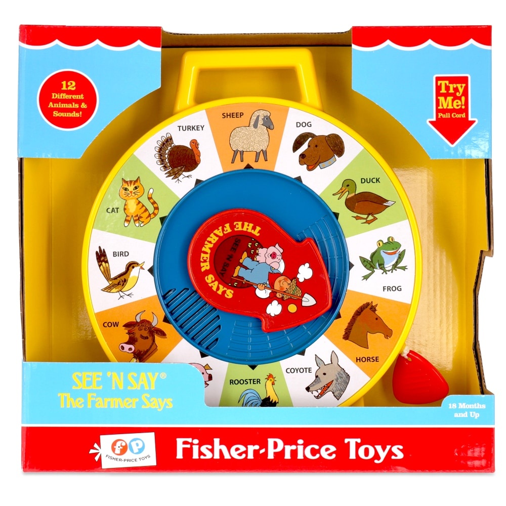 slide 1 of 1, Fisher-Price Classic Farmer Says See'n Say, 1 ct