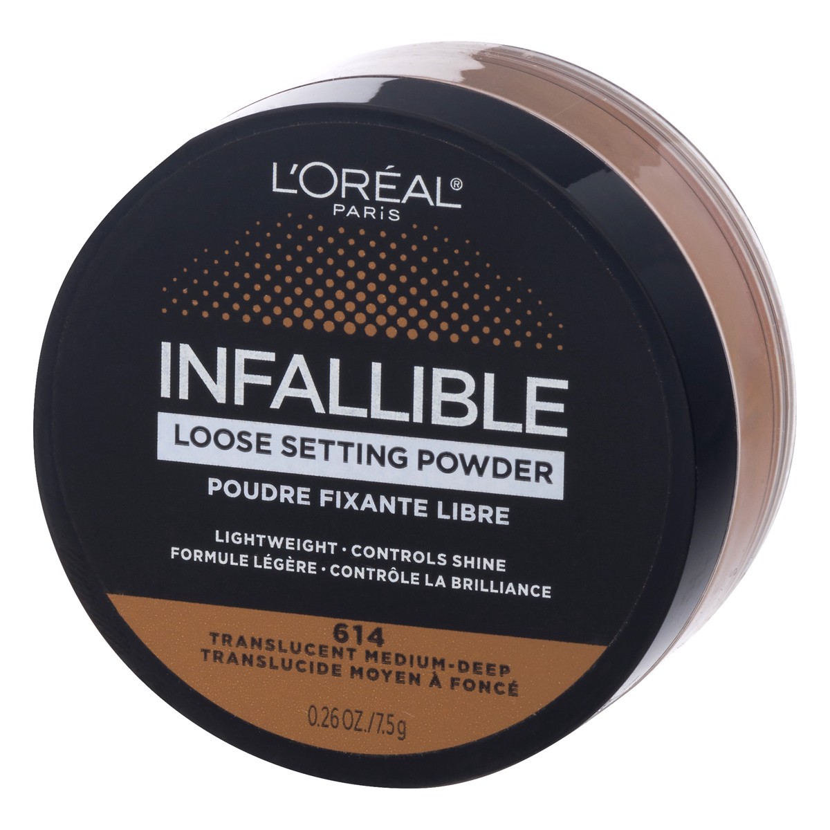 slide 3 of 9, L'Oréal L'Oreal Paris Infallible Tinted Loose Setting Powder Translucent Medium Deep - 0.26oz, 0.28 oz