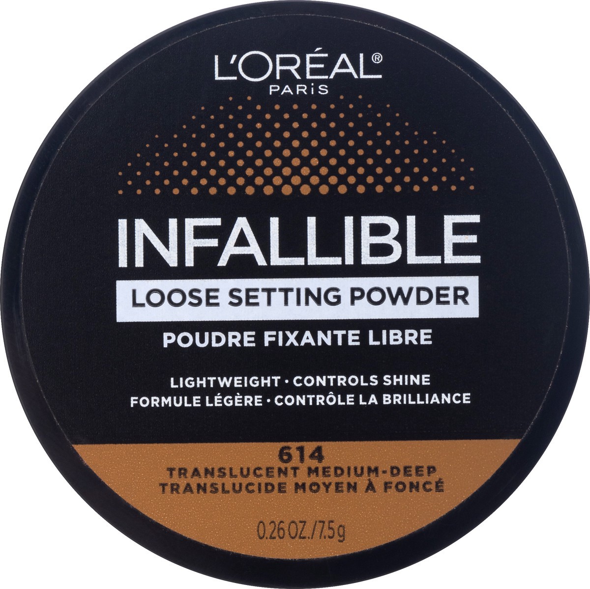 slide 6 of 9, L'Oréal L'Oreal Paris Infallible Tinted Loose Setting Powder Translucent Medium Deep - 0.26oz, 0.28 oz