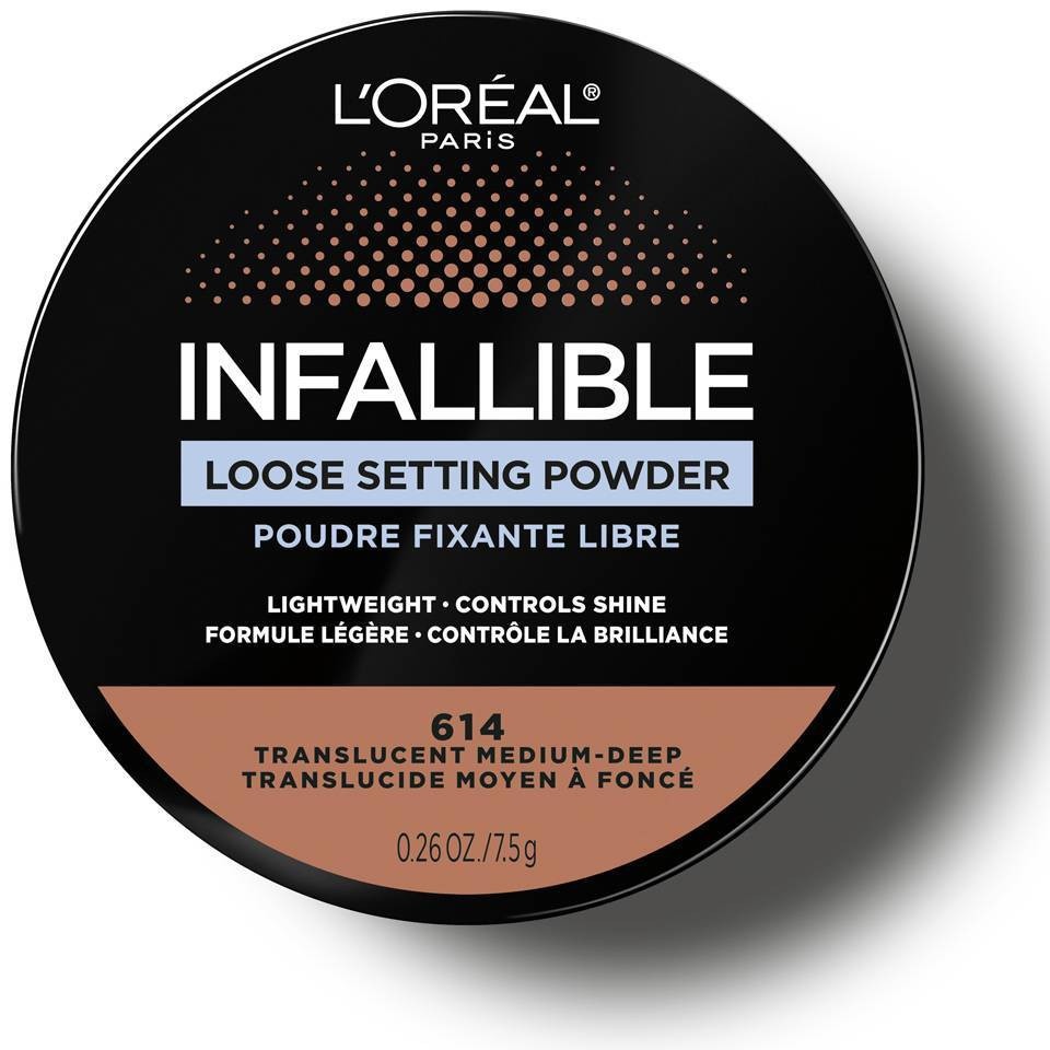 slide 1 of 5, L'Oréal Infallible Tinted Loose Setting Powder - Translucent Light-Medium, 0.28 oz