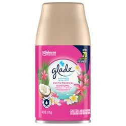 Glade Automatic Spray Refill, Air Freshener, Exotic Tropical Blossoms, 6.2 oz