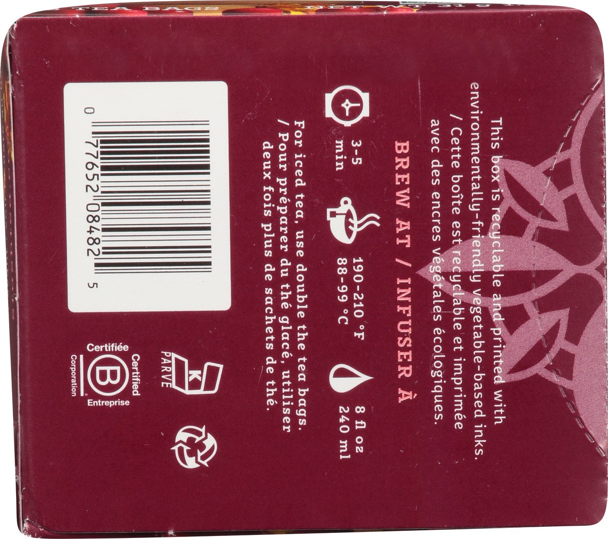 slide 6 of 9, Stash Herbal Tea, Cranberry Pomegranate, Caffeine Free, 18 ct