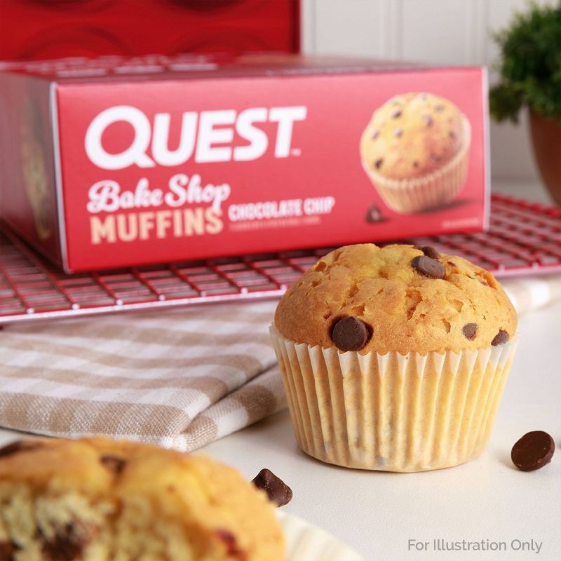 slide 5 of 6, Quest Nutrition Bake Shop Muffin - Chocolate Chip - 8.04oz/4ct, 8.04 oz, 4 ct