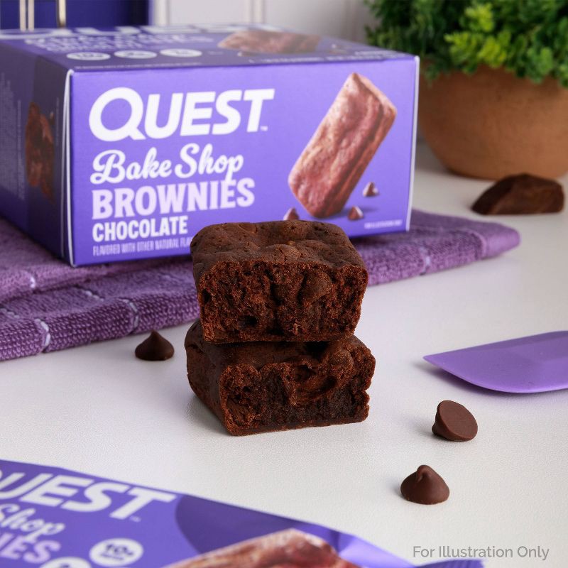 slide 5 of 6, Quest Nutrition Bake Shop Chocolate Brownie - 7.9oz/4ct, 7.9 oz, 4 ct