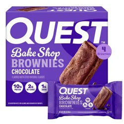 Quest Nutrition Bake Shop Chocolate Brownie - 7.9oz/4ct
