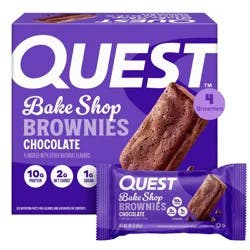Quest Nutrition Bake Shop Chocolate Brownie - 7.9oz/4ct