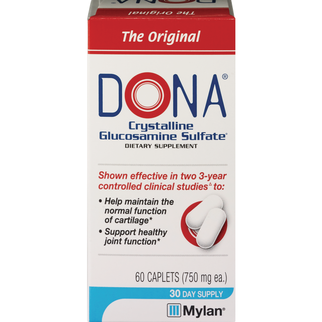 slide 1 of 1, Dona Crystalline Glucosamine Sulfate Caplets, 1 ct