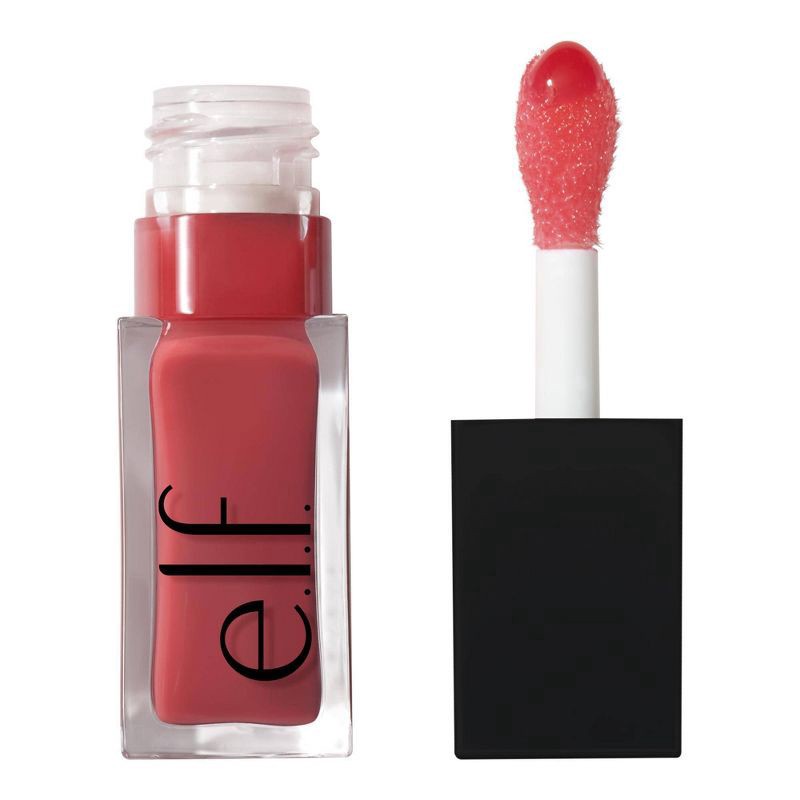 slide 1 of 11, e.l.f. Rose Envy Glow Reviver Lip Oil 0.25 fl oz, 0.25 fl oz