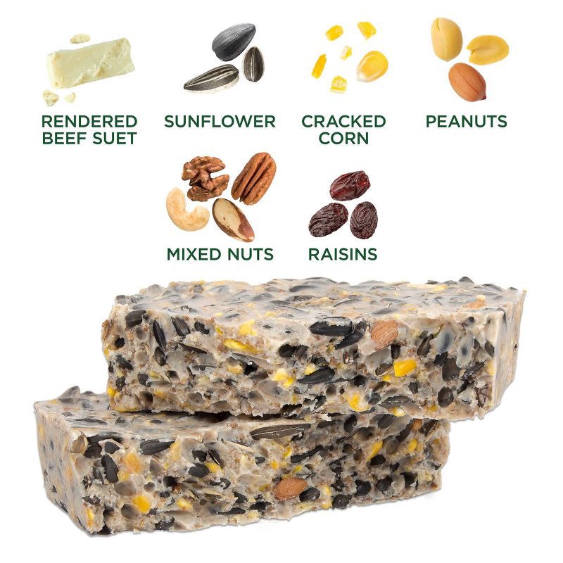 slide 2 of 8, Audubon Park 9.5oz Woodpecker Wild Bird Suet, 9.5 oz