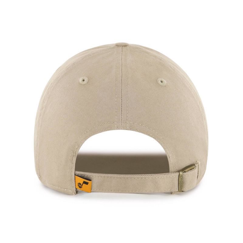 slide 2 of 2, NBA Utah Jazz Khaki Clean Up Hat: Cotton Twill, Adjustable Strap, Team Logo, 1 ct