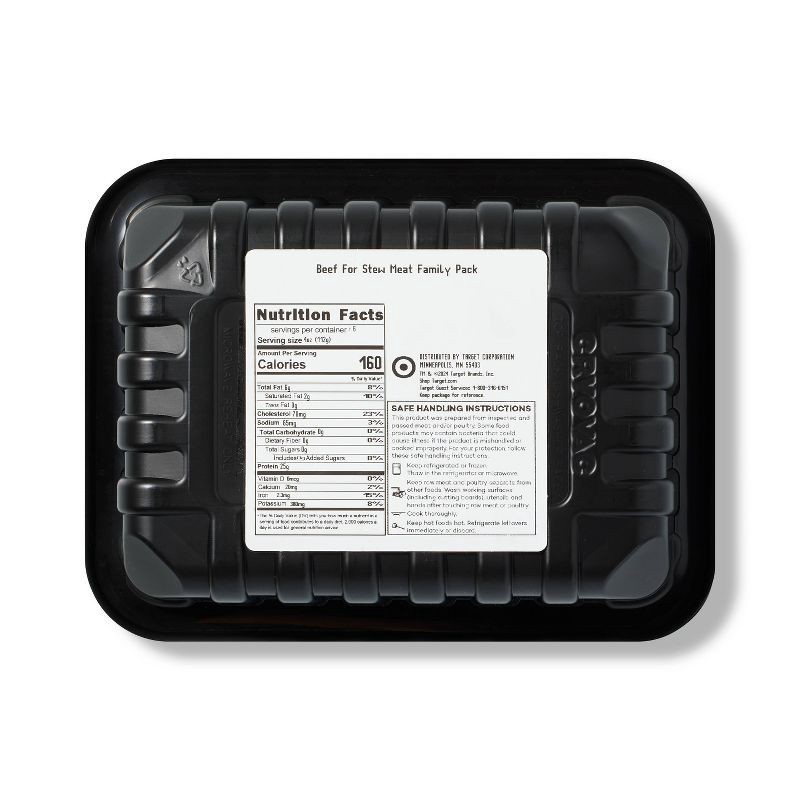 slide 2 of 3, Angus Beef Stew Meat Family Pack - 24oz - Good & Gather™, 24 oz