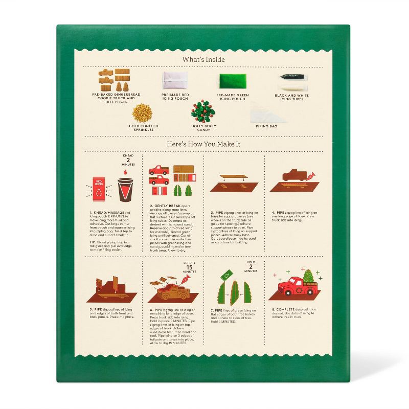 slide 3 of 4, Christmas Vintage Truck & Tree Cookie Kit - 22.5oz - Favorite Day™, 22.5 oz