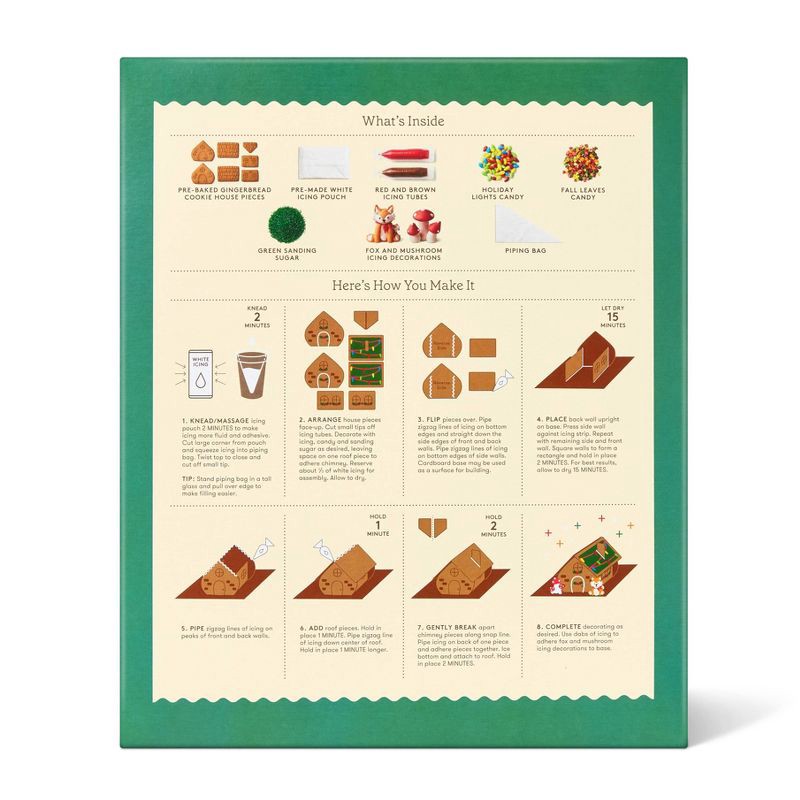 slide 3 of 4, Christmas Woodland House Cookie Kit - 26.5oz - Favorite Day™, 26.5 oz