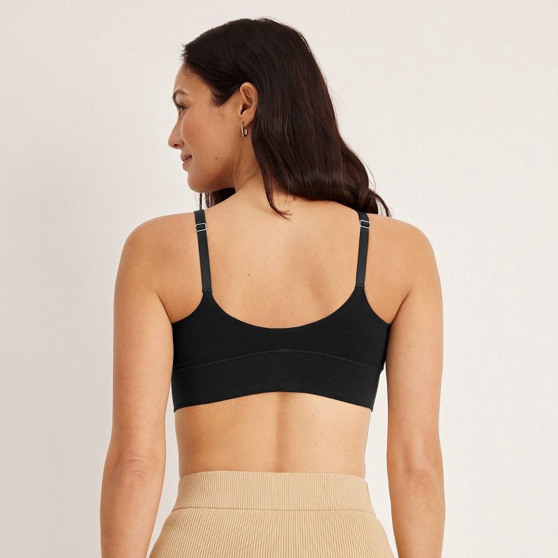 slide 2 of 3, Jockey Generation™ Women's Seamfree® Comfort T-Shirt Bralette - Black M, 1 ct
