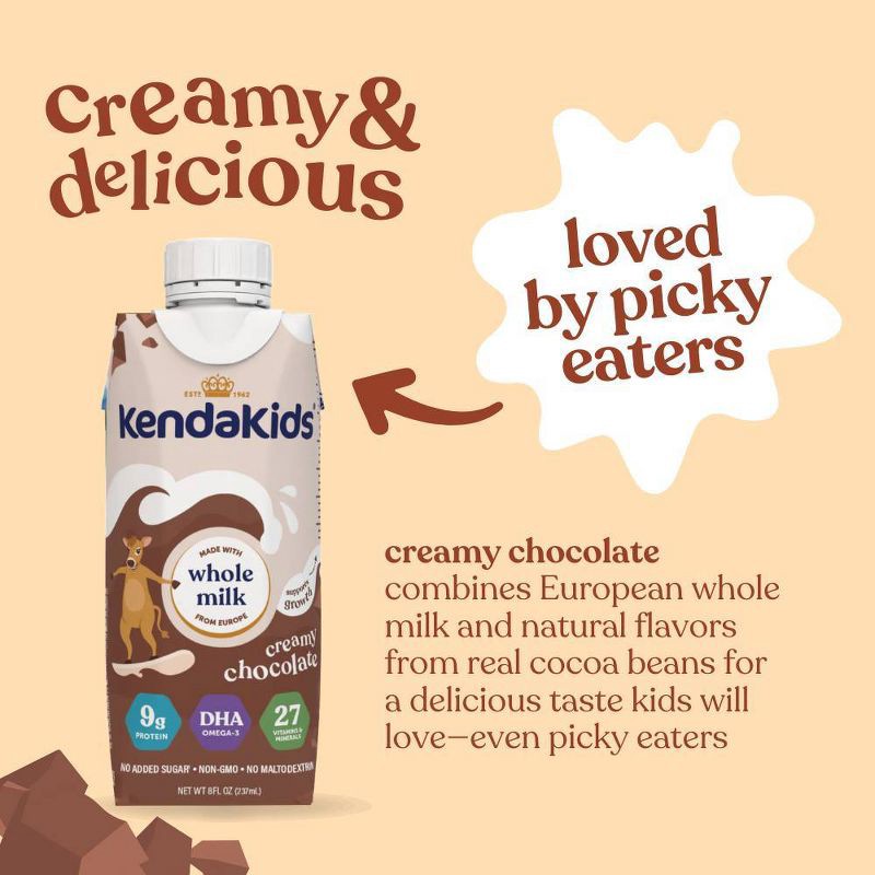 slide 5 of 12, Kendakids Complete Nutrition Shake - creamy Chocolate - 6pk/48oz, 6 ct, 48 oz