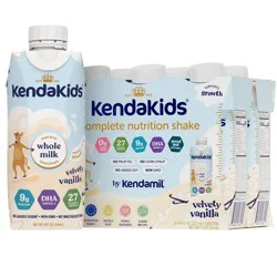 Kendakids Complete Nutrition Shake - Velvety Vanilla - 6pk/48oz