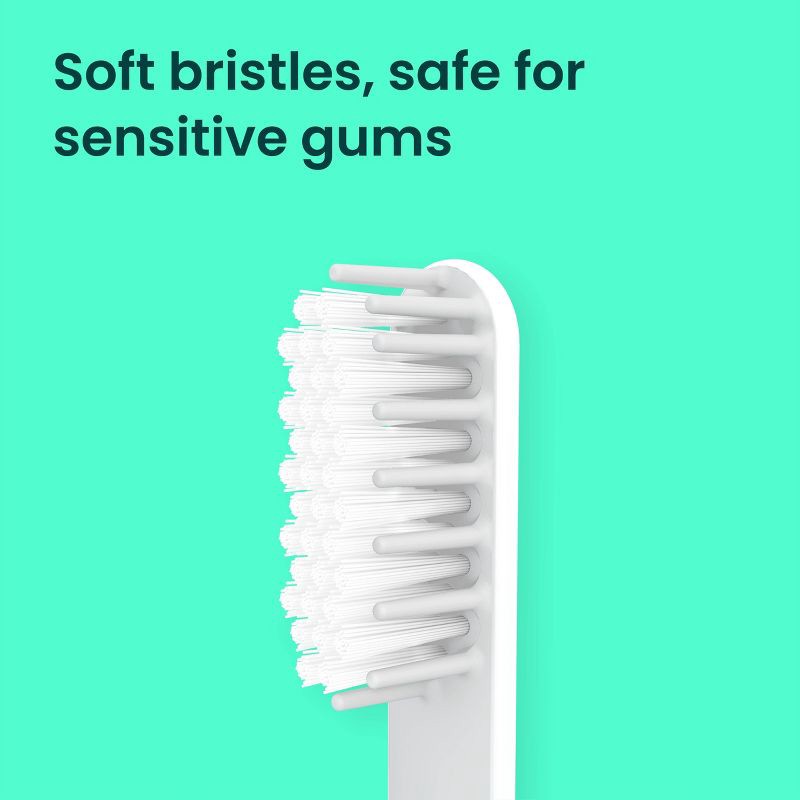 slide 6 of 9, quip Sonic Brush Head Refill - 4pk, 4 ct