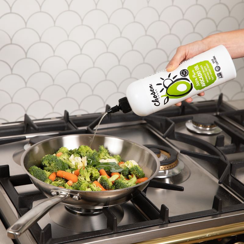 slide 4 of 6, Chosen Foods 100% Pure Avocado Oil Squeeze - 800ml, 800 ml