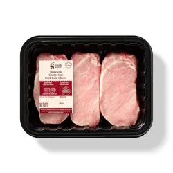 Fresh Boneless Center Cut Pork Loin Chops - price per lb - Good & Gather™