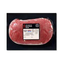 Fresh Angus Beef Flank Steak - price per lb - Good & Gather™